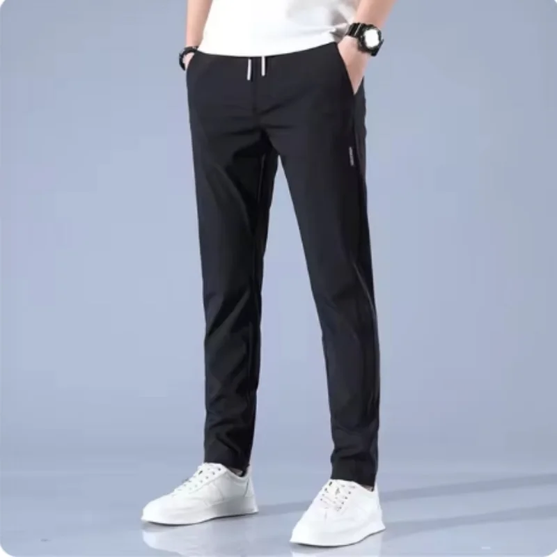 Men's Casual Pants Slim Pant Straight Thin Trousers