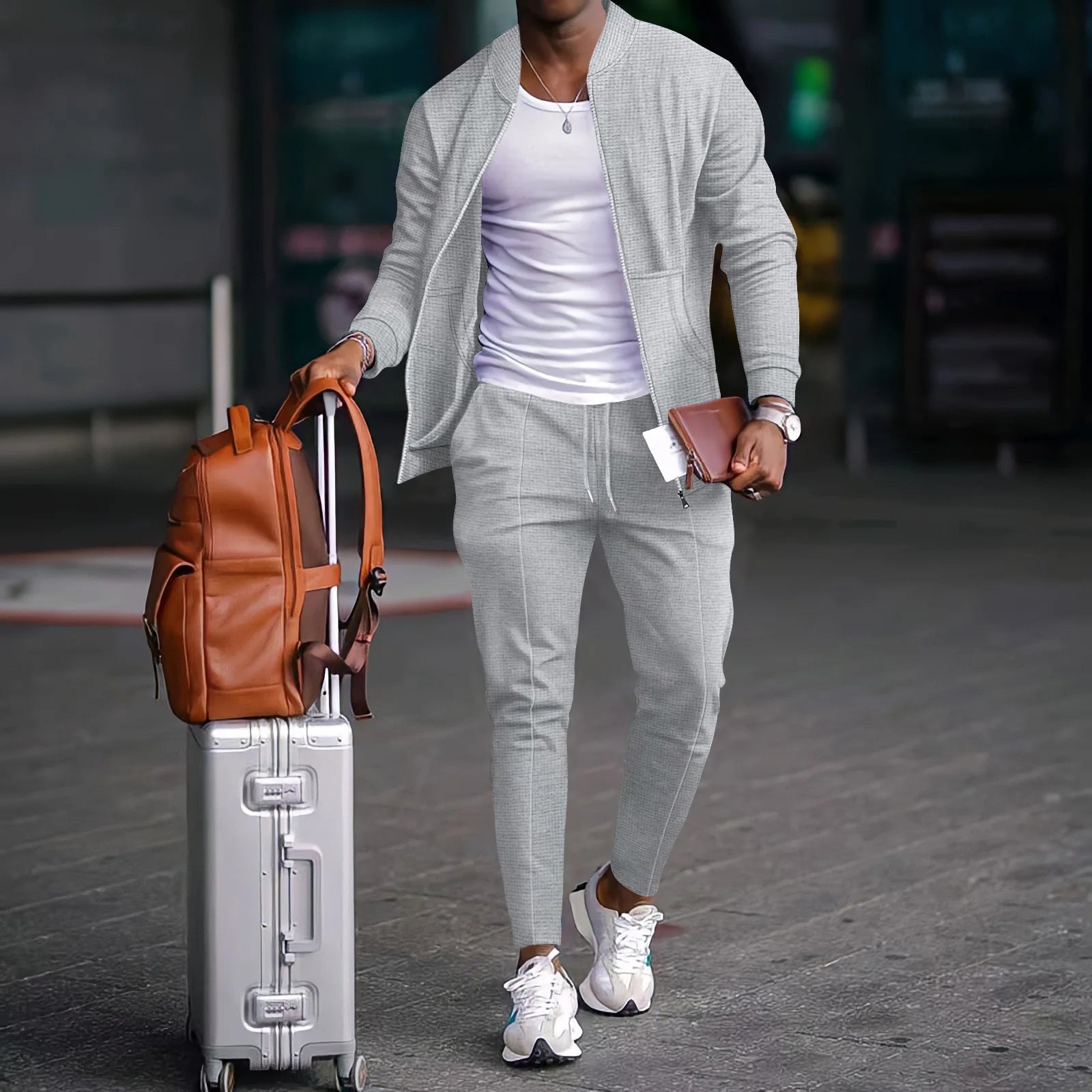 Men's casual blazer suit