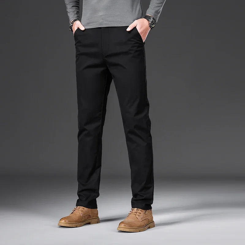 Men's Casual Pants Autumn Fashion Comfortable Business Trousers