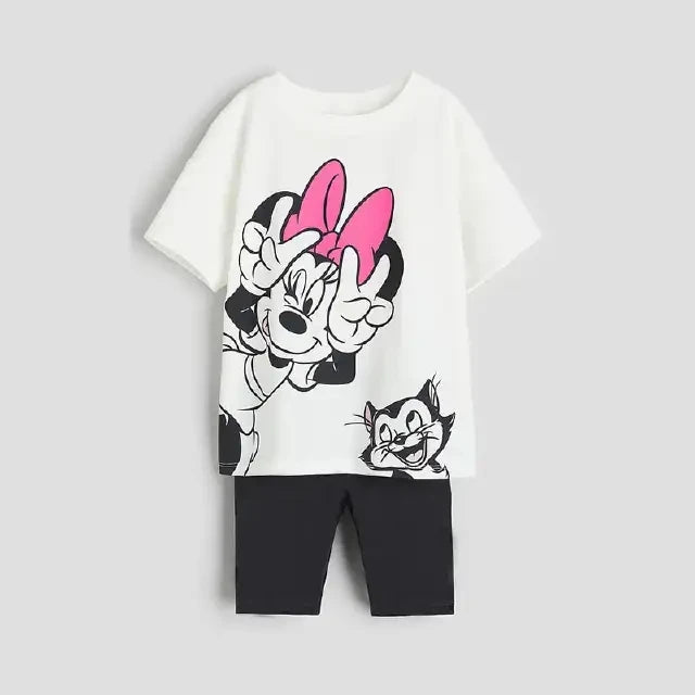 Baby Girls T-shirt + Shorts Sets