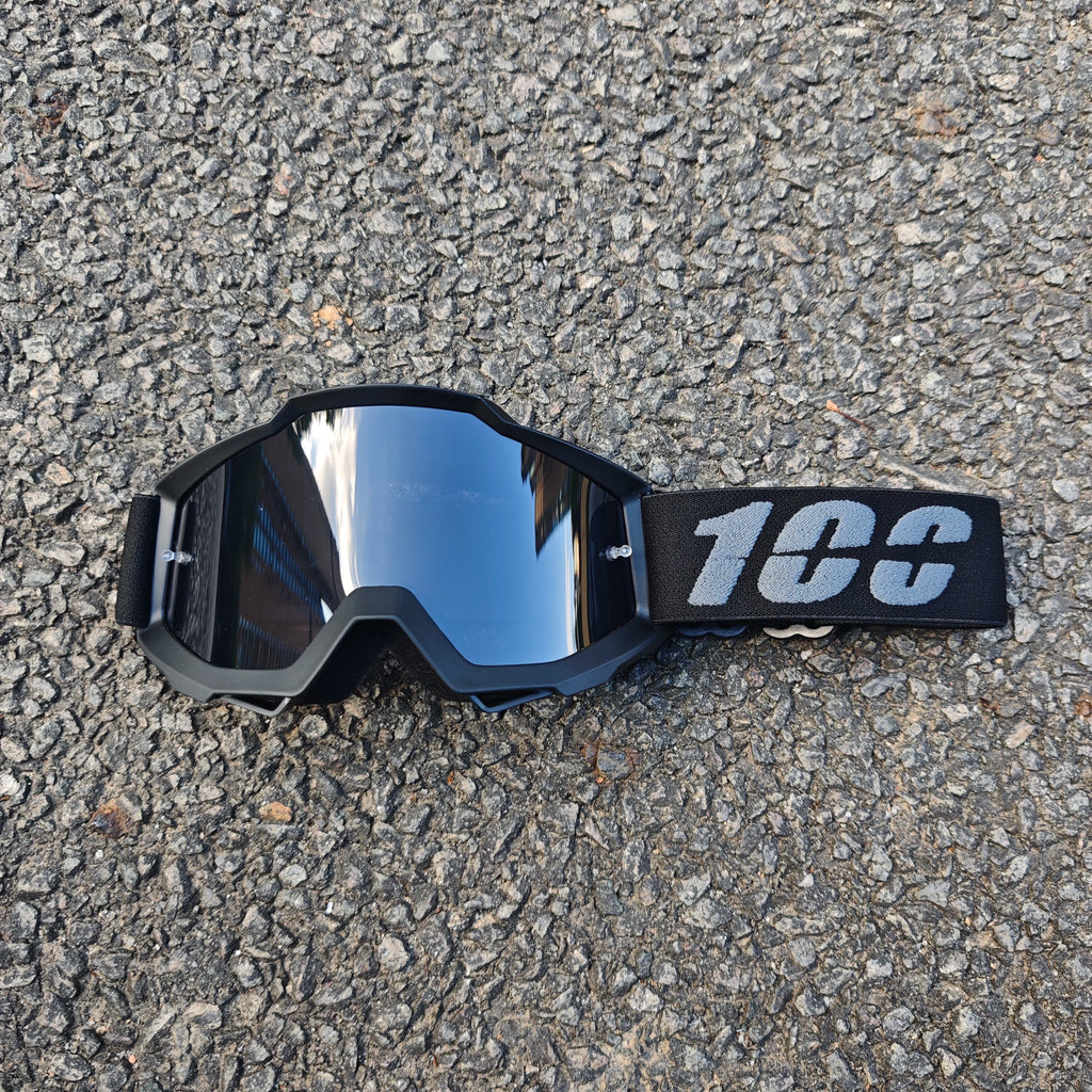 100 Lunettes de Moto, Lunettes de Cyclisme, Lunettes d'Extérieur Tout-Terrain, Lunettes de Ski, Sports de Plein Air, MX ATV Dirt Bike Course Motocross