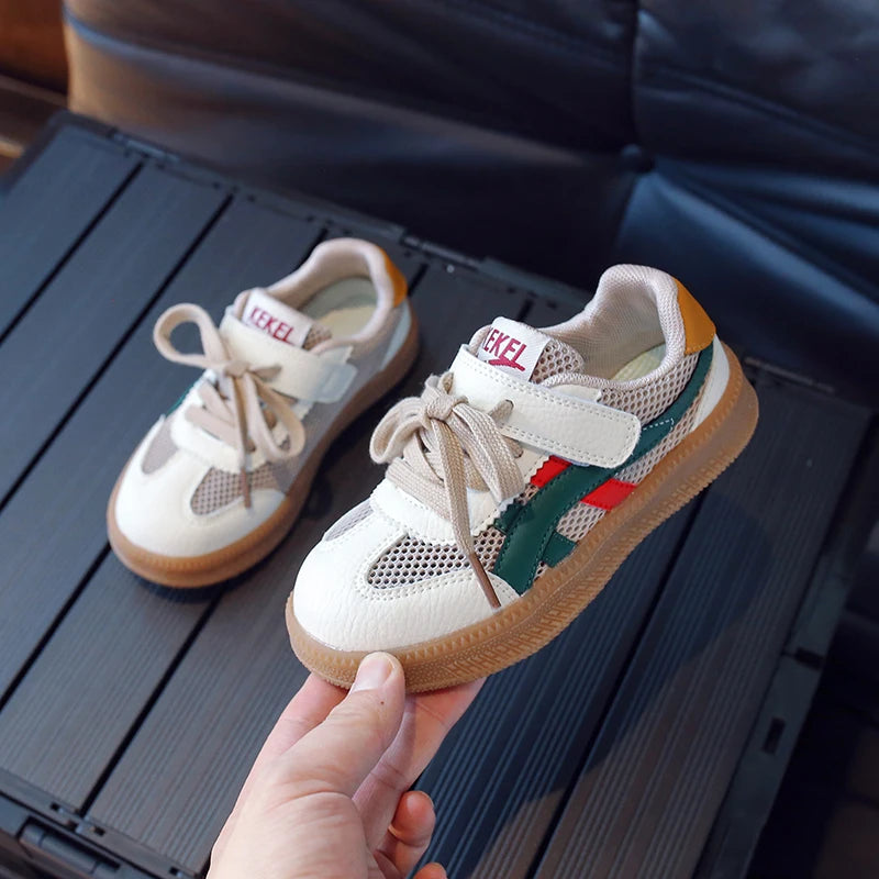 Children's Sneakers Boys Girls Soft Sole Non-slip Casual Student Running Shoes Baby Kids School Sports Shoes Warm Cotton Shoes