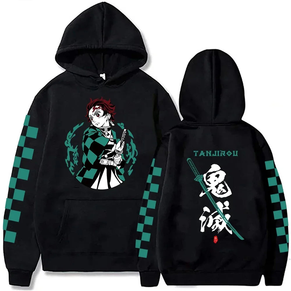 Demon Slayer Japan Anime Plus Size Hoodie Tanjiro Kamado