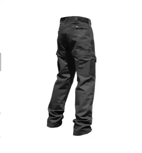 Man Multi-pocket Straight Cargo Trousers