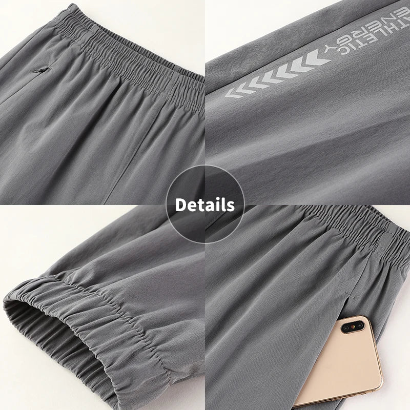 Custom Quick Dry Sports Jogging Pants with Zipper Pockets