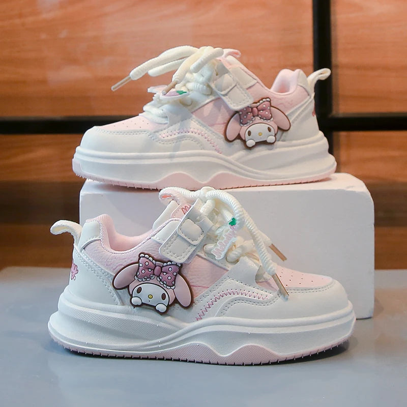 Kuromi Sanrio Kids Skate Shoes Cosplay Girl Casual Comfortable Breathable Sports Fashion Children Cartoon Shoes Autumn Winter