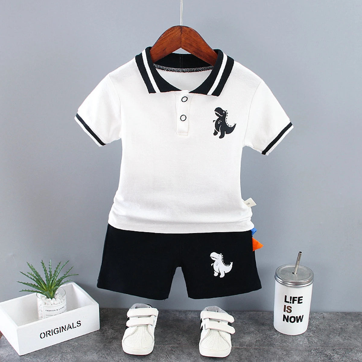 Baby Boys Dinosaur Printed Clothes