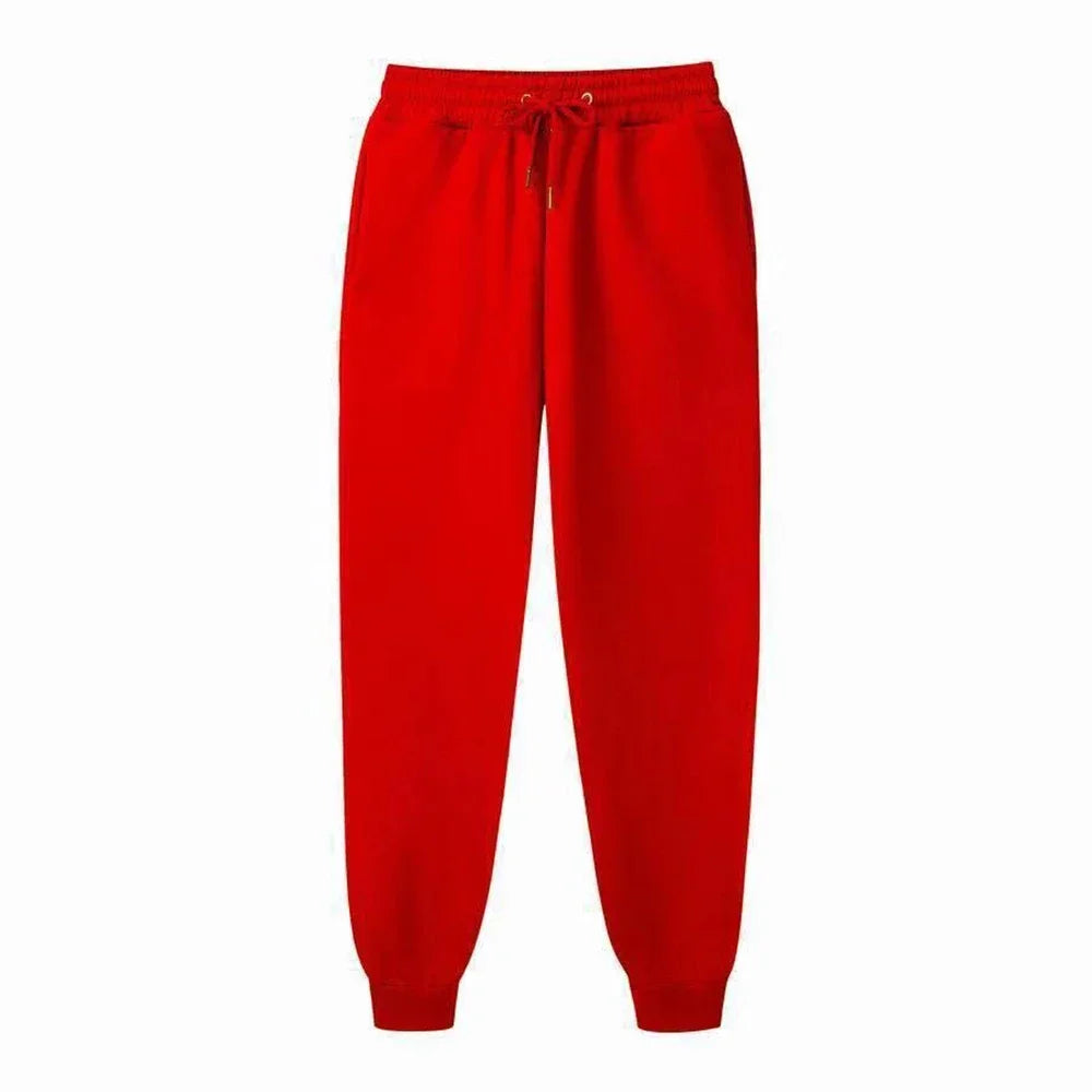 Fleece Men's Sweatpants Loose Sportswear Pants Breathable Trousers