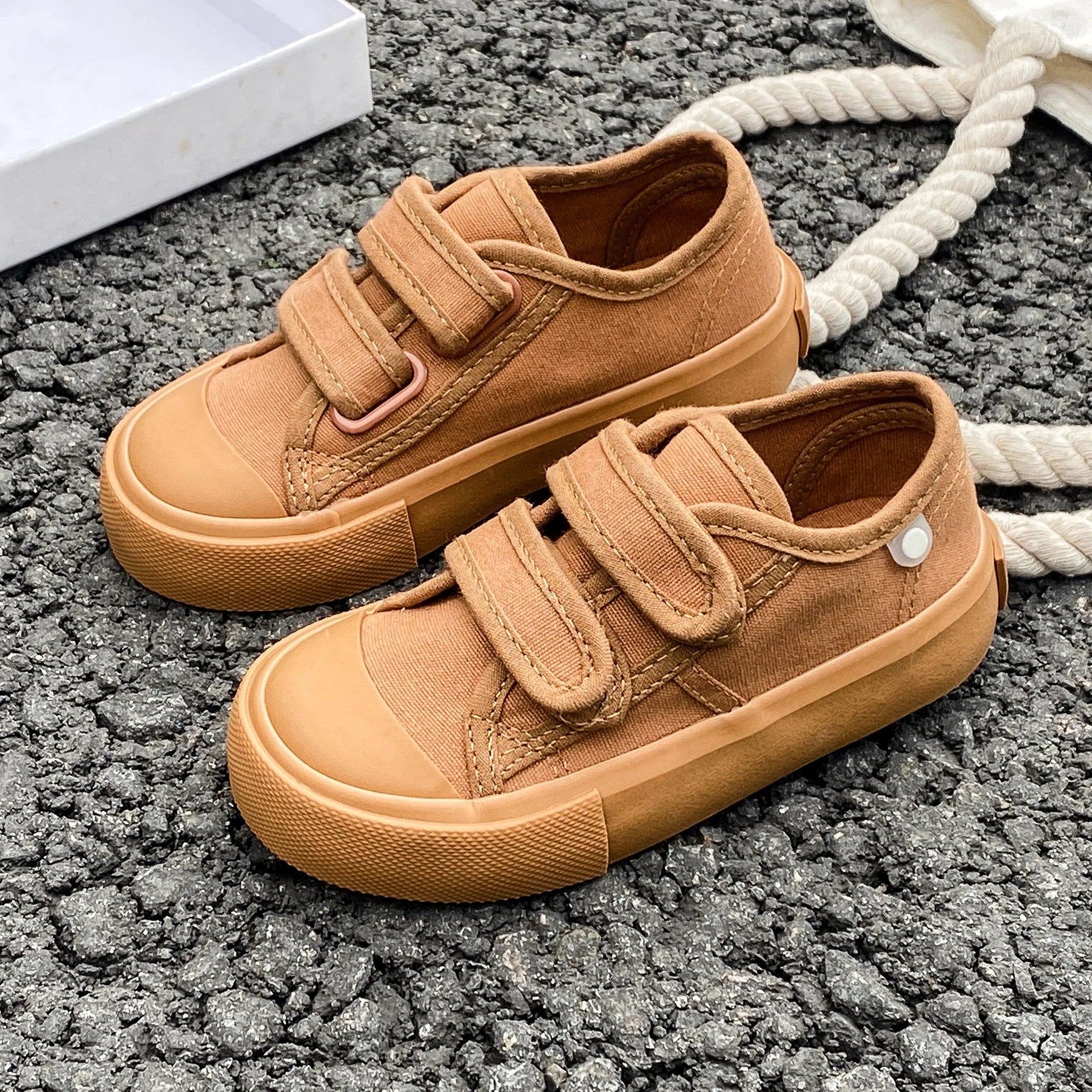 Canvas Shoe  Children Spring Toddler Infant Boys Sneakers Girls Candy Color Casual Shoes Baby Kids Breathable Soft Bottom Shoes