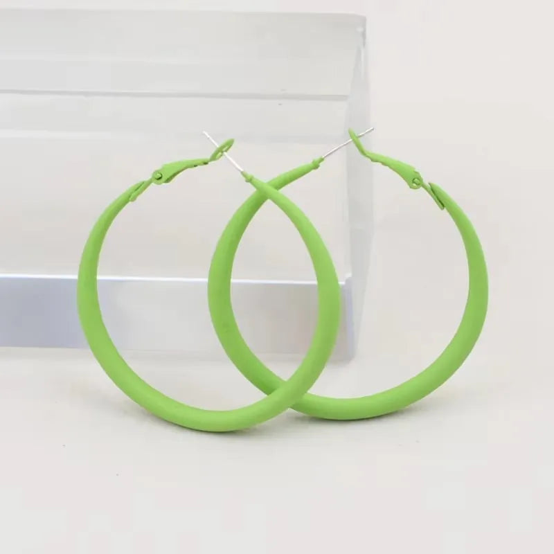 Green Color Crystal Dangle Earrings for Women