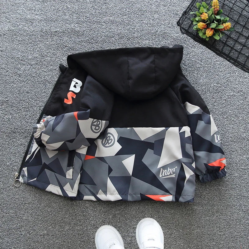 Children Camouflage Windbreaker Jacket