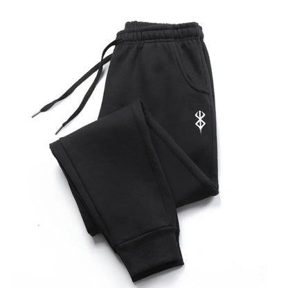 Print Men's Trousers Autumn And Winter Casual Pants