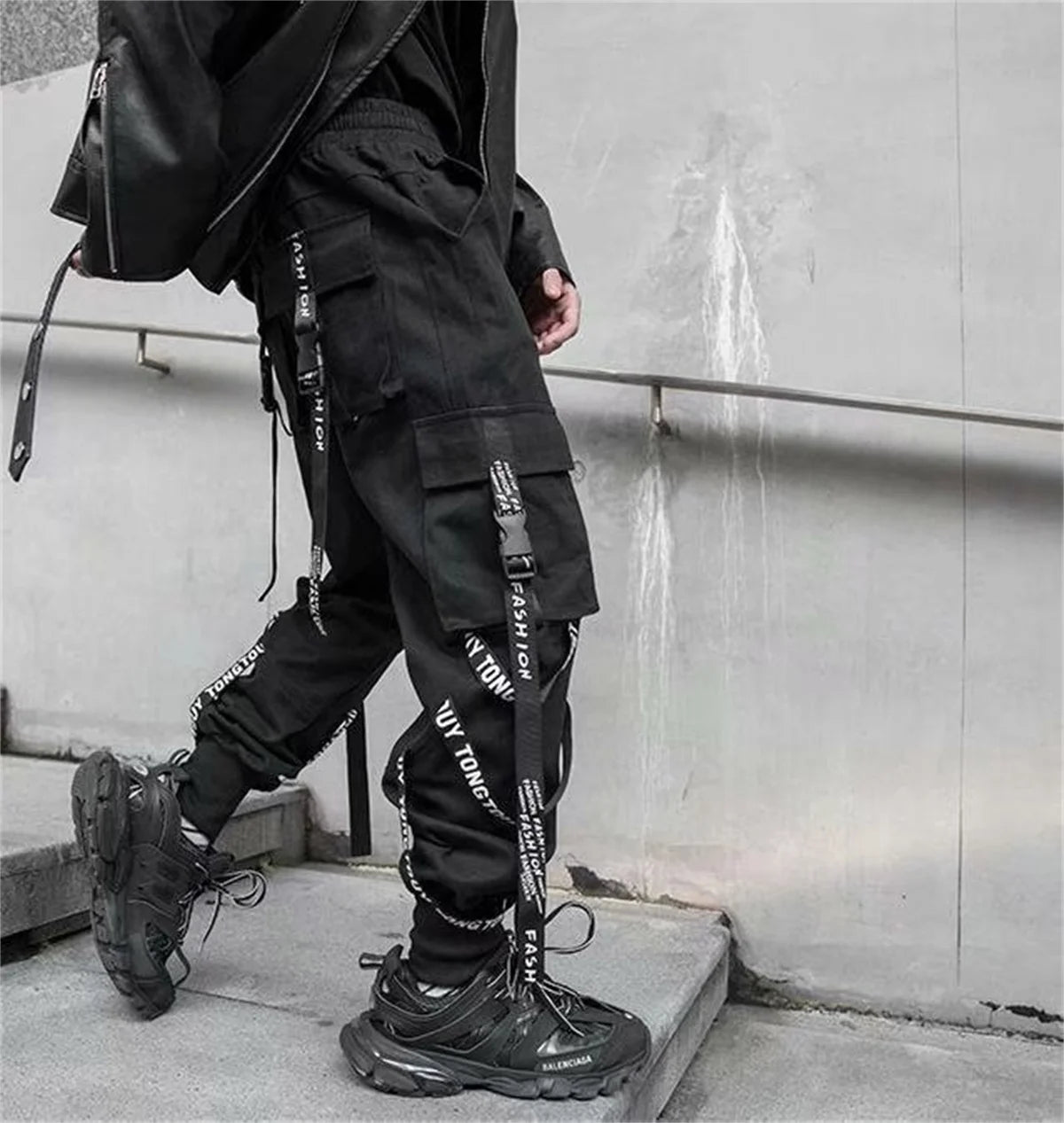Black Cargo Pants For Men