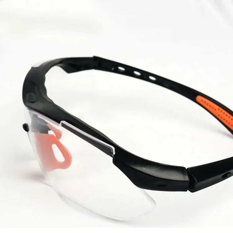 1/6 Paires Lunettes de Protection pour Cyclisme Travail Femme Homme Verres Transparents Anti-Sable Anti-Éclaboussures Anti-Vent Anti-Poussière