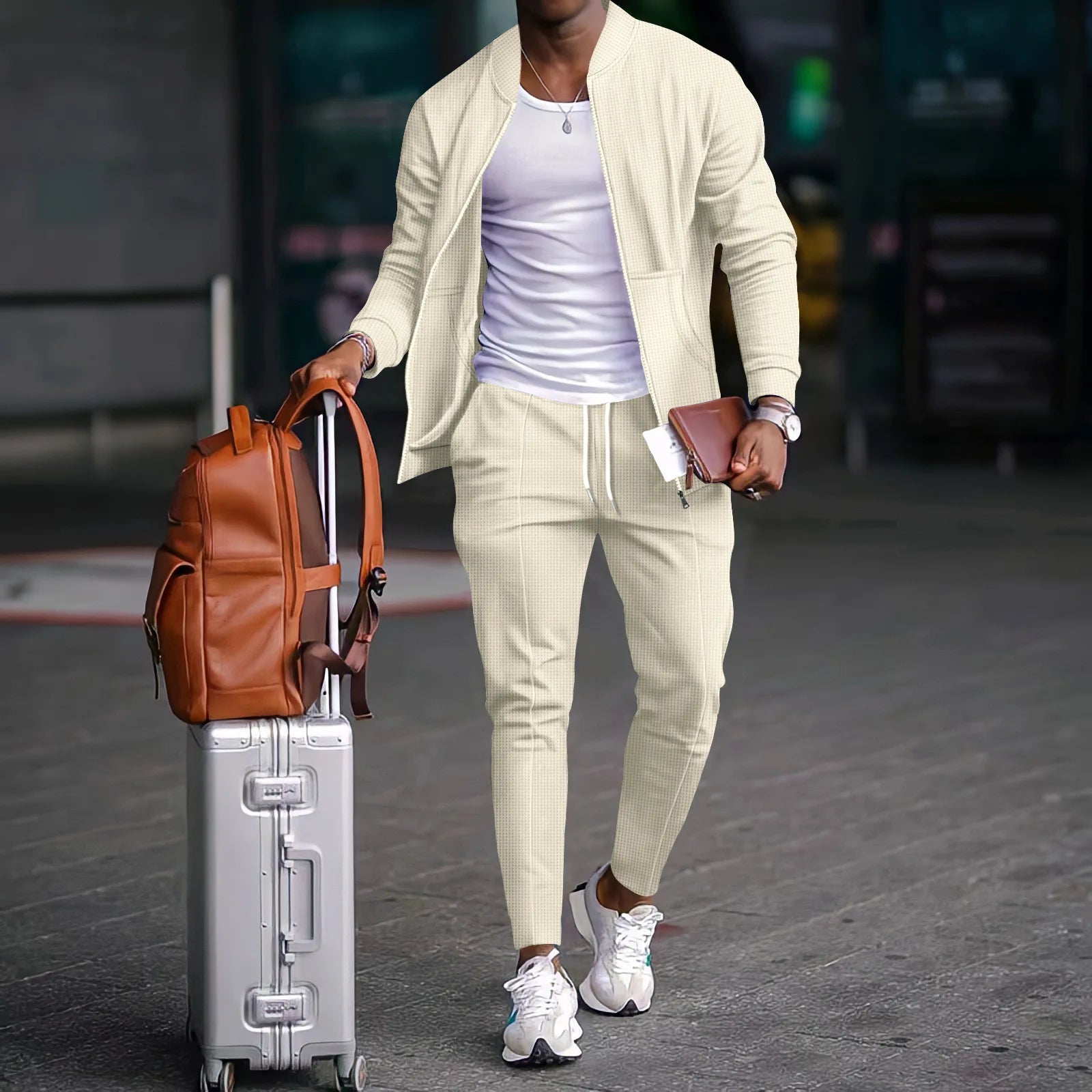 Men's casual blazer suit