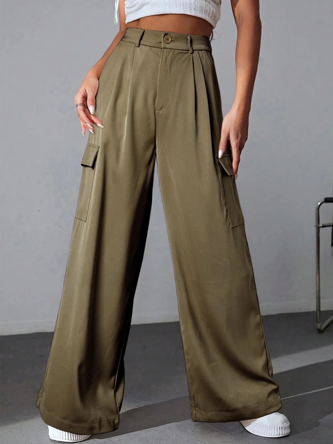 Casual High Waisted Pants for Women