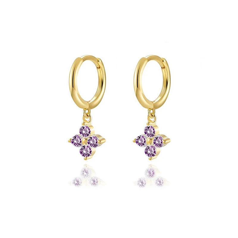 Gold Color Long Chain Dangle Earrings For Women