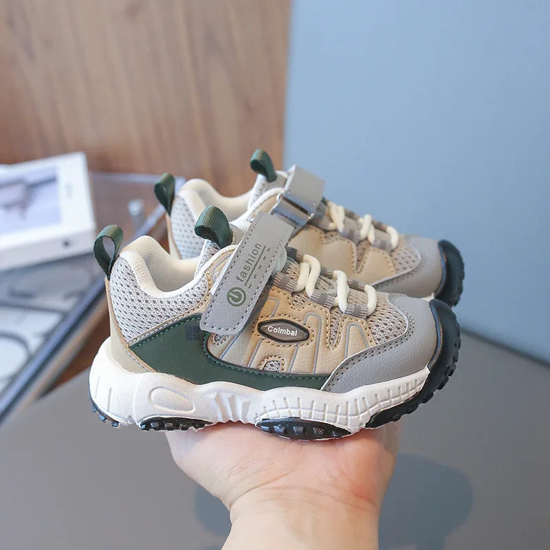 1-6 Years Boys Shoes Spring Autumn Kids Casual Shoes Boys Sneakers Patchwork Color Soft Breathable Sport Hiking Shoes For Boy