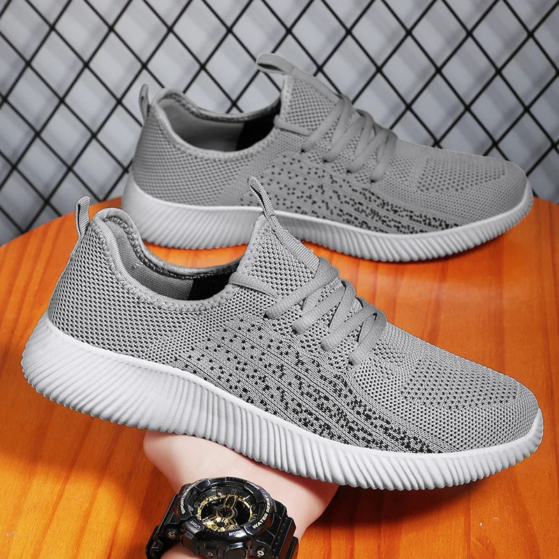 Men’s breathable casual sneakers lightweight sports walking running shoes