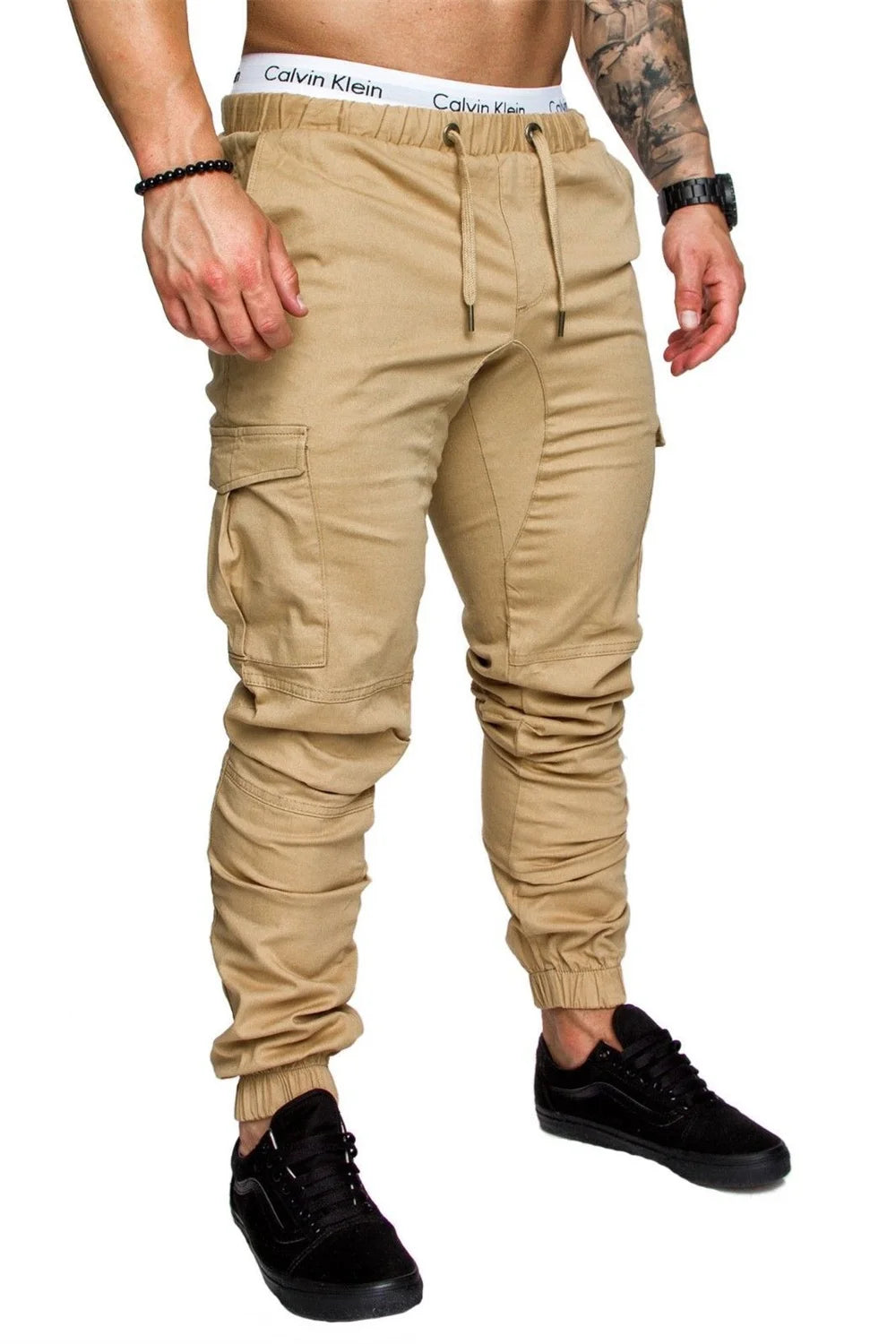 Men's Cargo Pants Woven Fabric Casual Safari Style