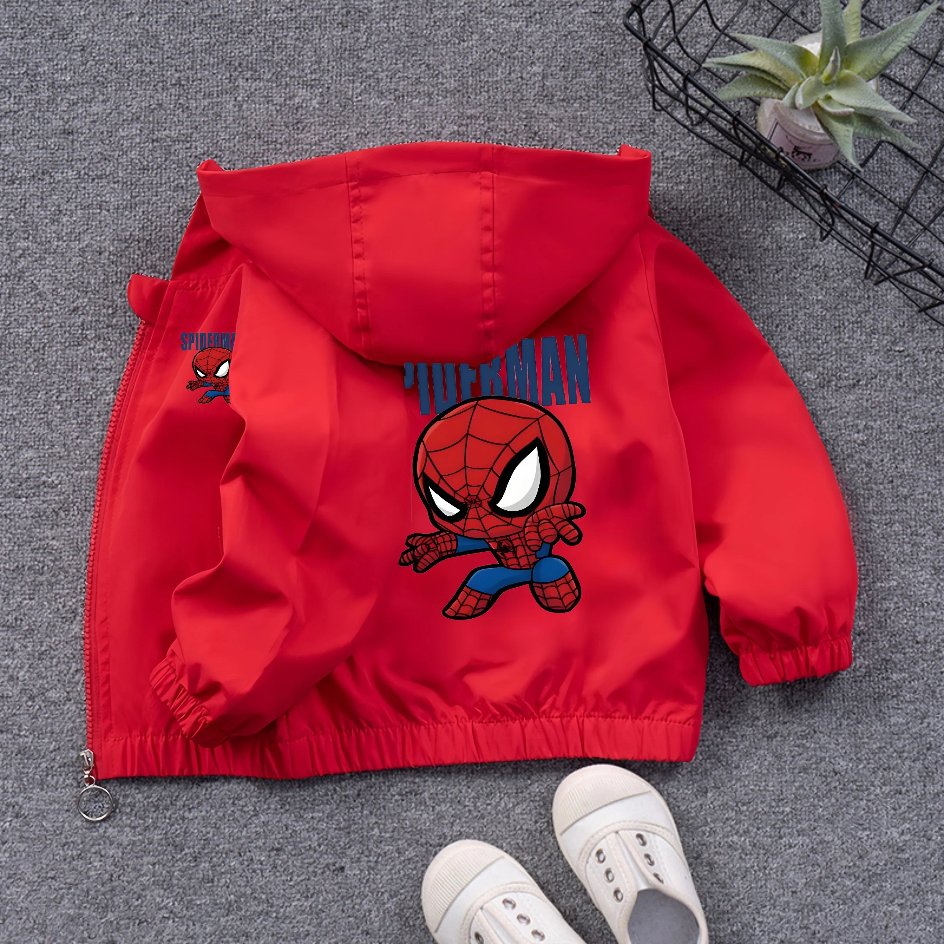 Spiderman Boys Hooded Jacket