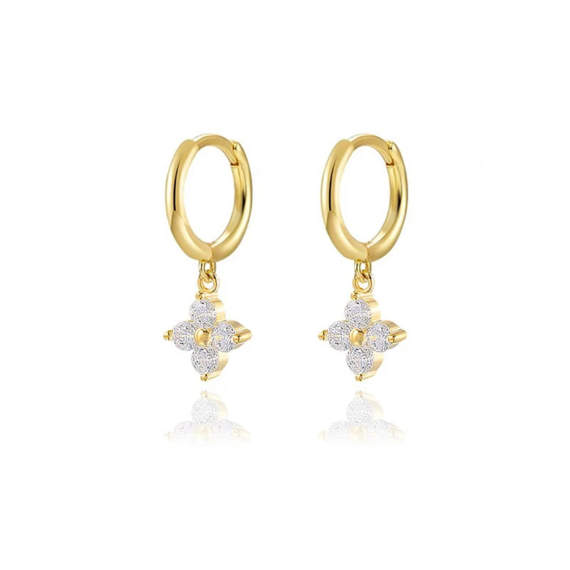 Gold Color Long Chain Dangle Earrings For Women
