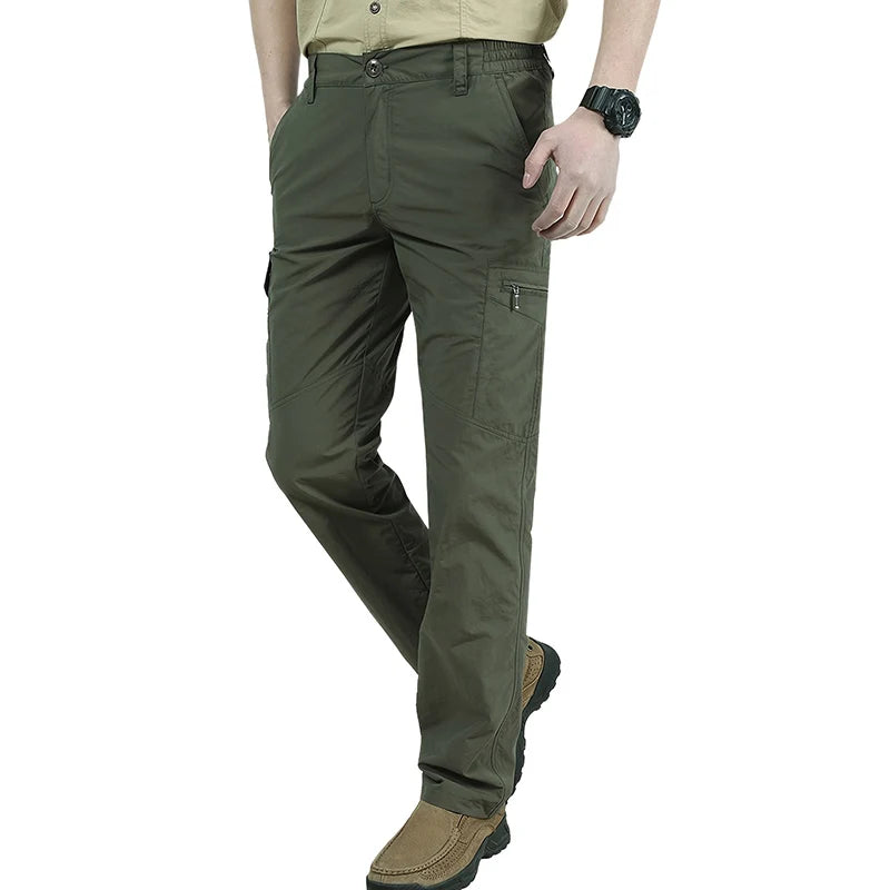 Casual Men Multiple Pockets Cargo Pants