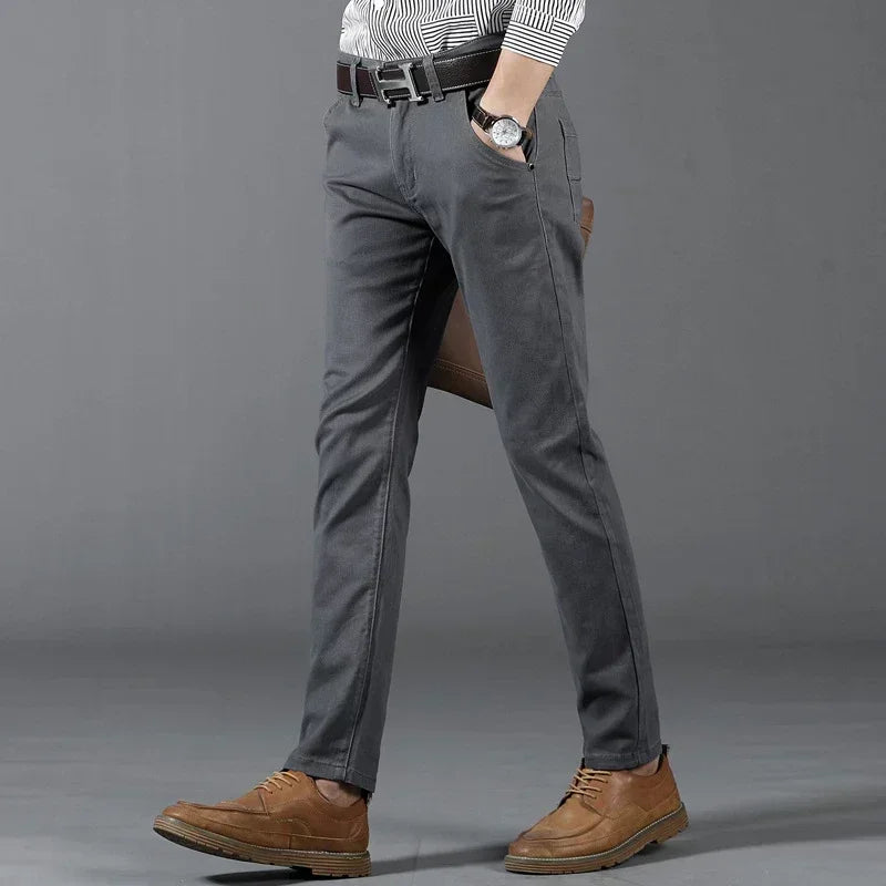 Soft Stretch Cotton 6 Color Office Casual Pants