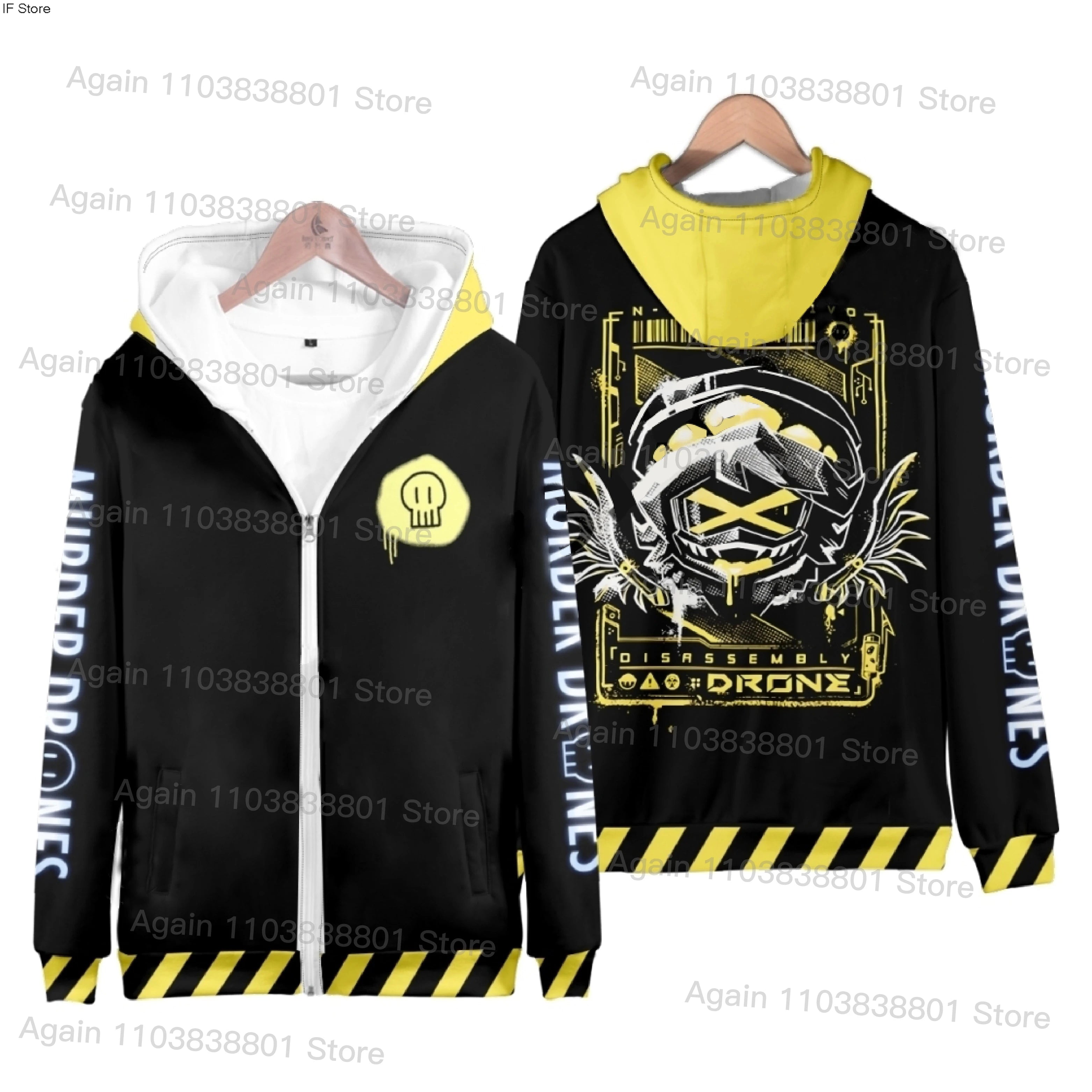 MURDER DRONES Best Friends N UZI Cat Ear Hoodie