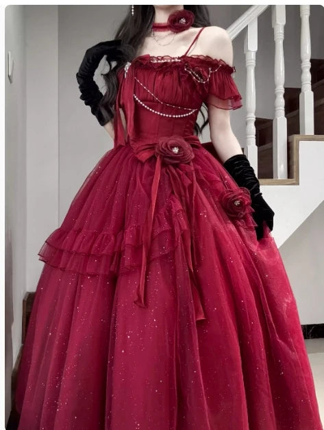 Original Design Women's Sweet Flower Wedding Dress