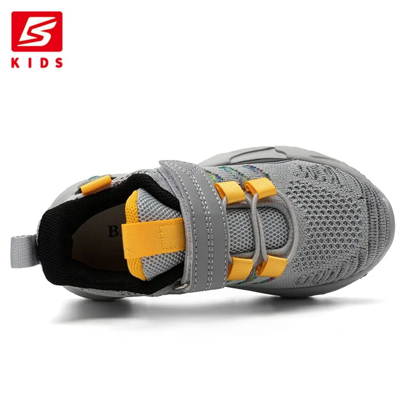 Baasploa Children Casual Sneakers Boys Fashion Girls Led Light Luminous Shoes Mesh Breathable Child Sports Shoe Walking Shoes