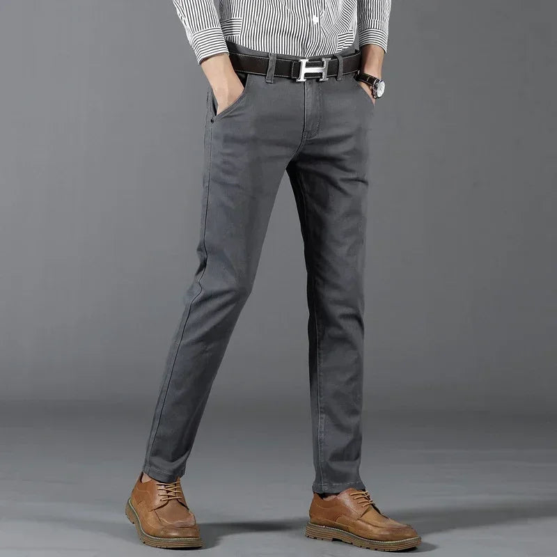 Soft Stretch Cotton 6 Color Office Casual Pants