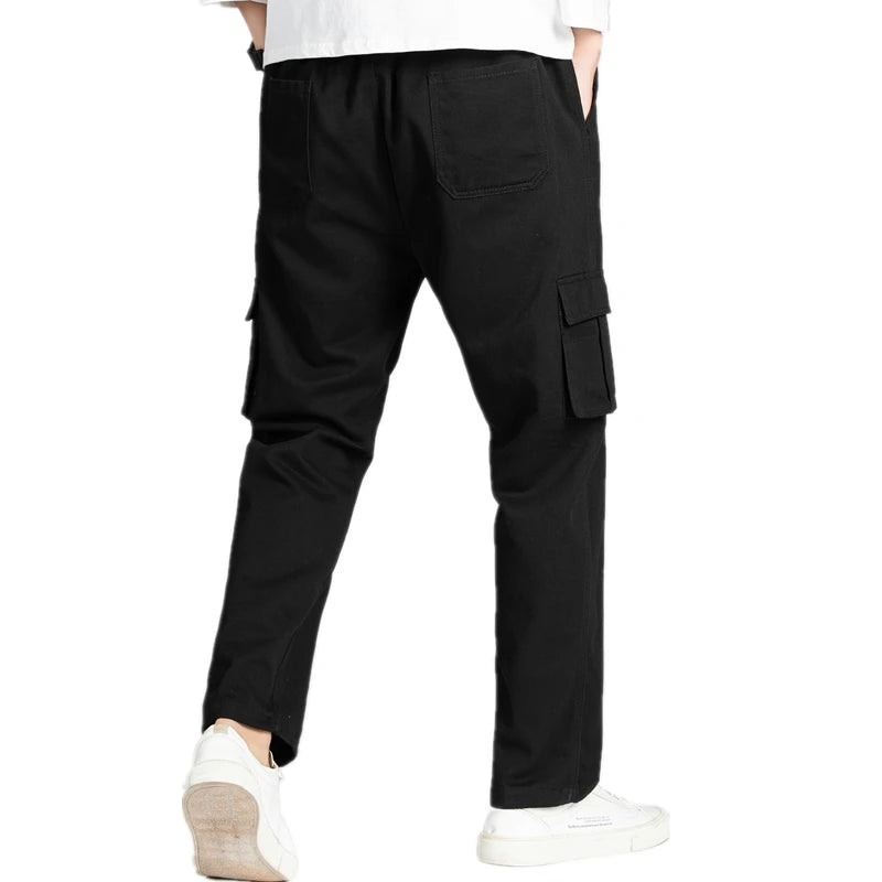 Casual Pants Men's Fashion Loose Straight Wide Leg Pants