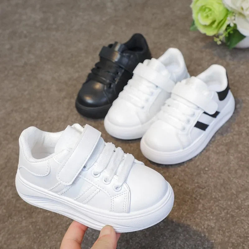 Kids Casual Shoes Sneakers Boys Sport Breathable Tennis Sneaker Baby Children Girls Shoes Spring Fashion White Flat Running Shoe
