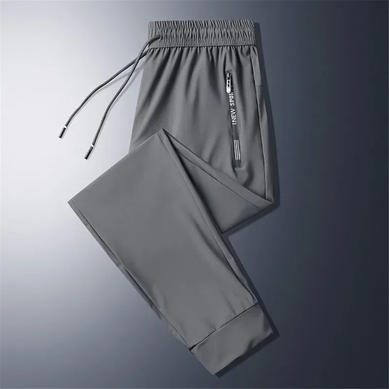 Men Plus Size Sweatpants Fashion Casual Stretch Pants