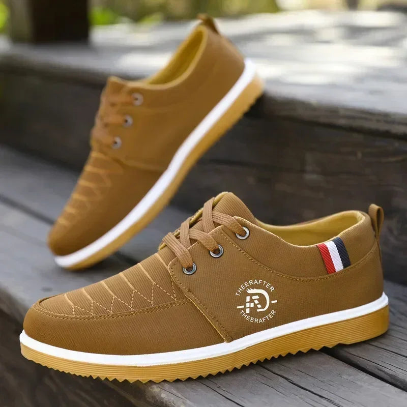 Man Canvas Shoes Fashion Platform Sneakers for Men