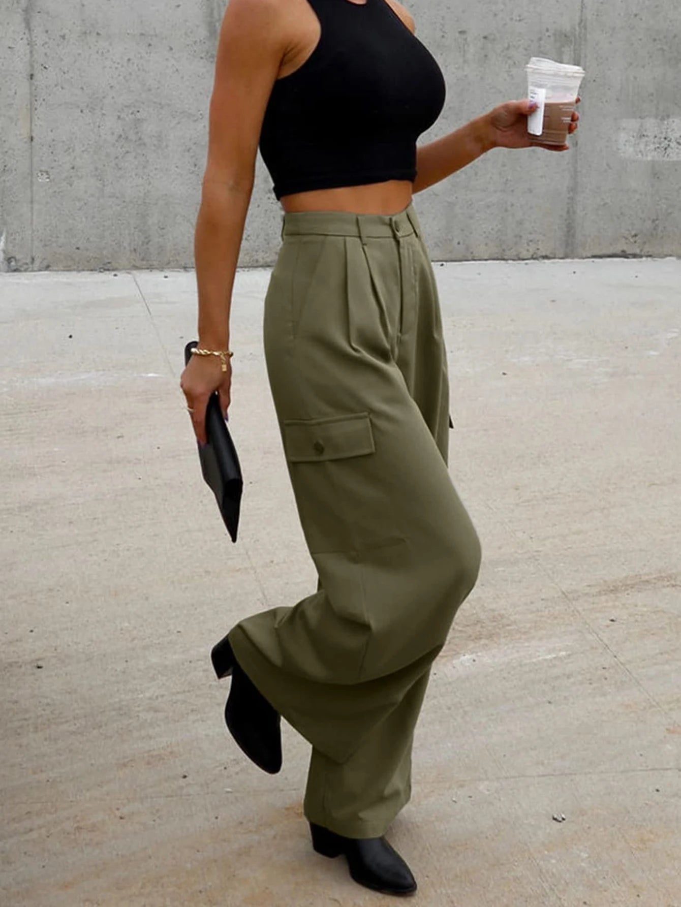 Casual High Waisted Pants for Women