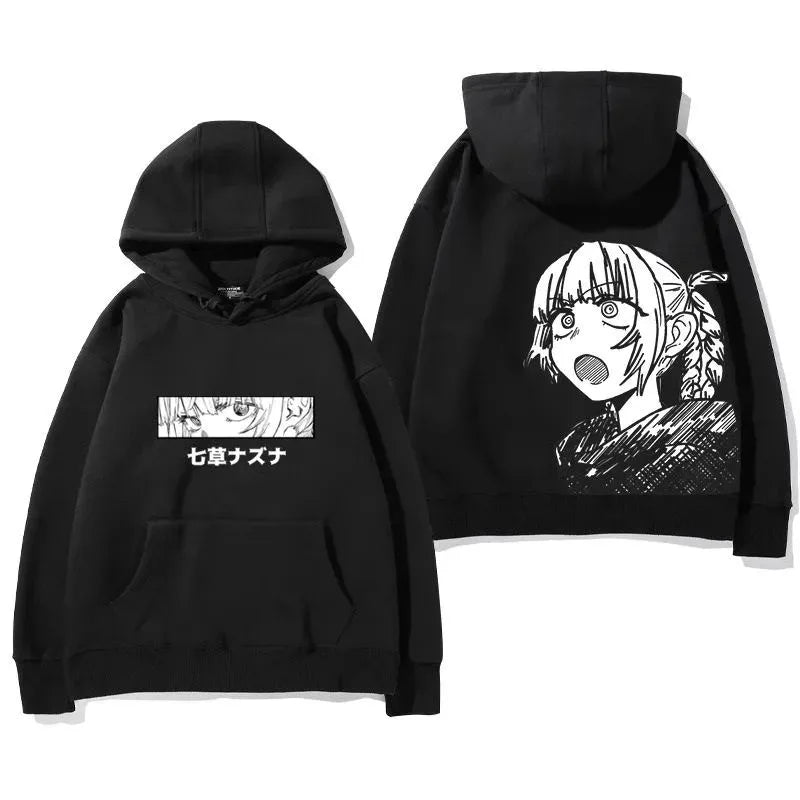 New Japanese anime Call of the Night hoodies Oversized Unisex personality Clothes sweatshirt Sports Graphic Fleece warm Casual