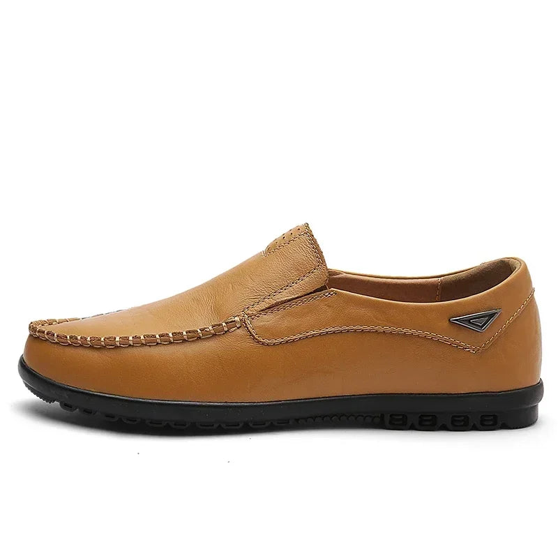 Men Dress Shoes Natural Leather Men's Brand Shoes Sale Formal Shoe Men's Cowhide Italian Genuine Leather Loafers Footwear Casual