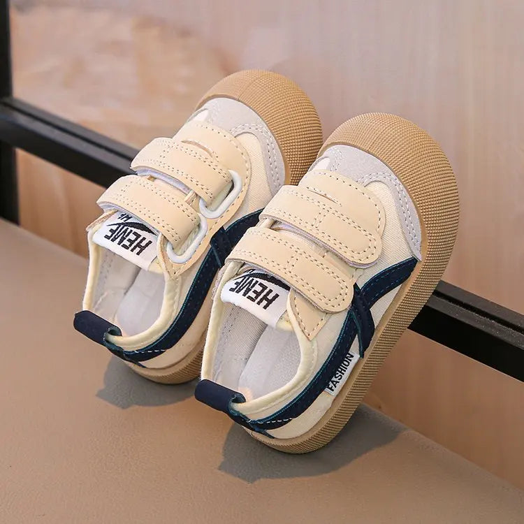 Girls Boys Baby Casual Board Shoes Ins Fashion Children Indoor Spring Autumn Soft Canvas Sneakers Lovely Gifts for Kids