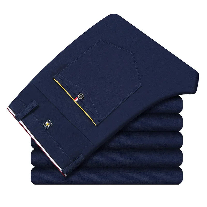 Men's Slim Boutique Tight Fitting Casual Trousers