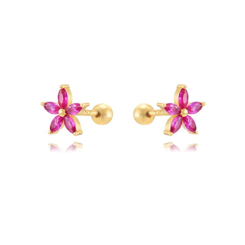 Gold Color Long Chain Dangle Earrings For Women