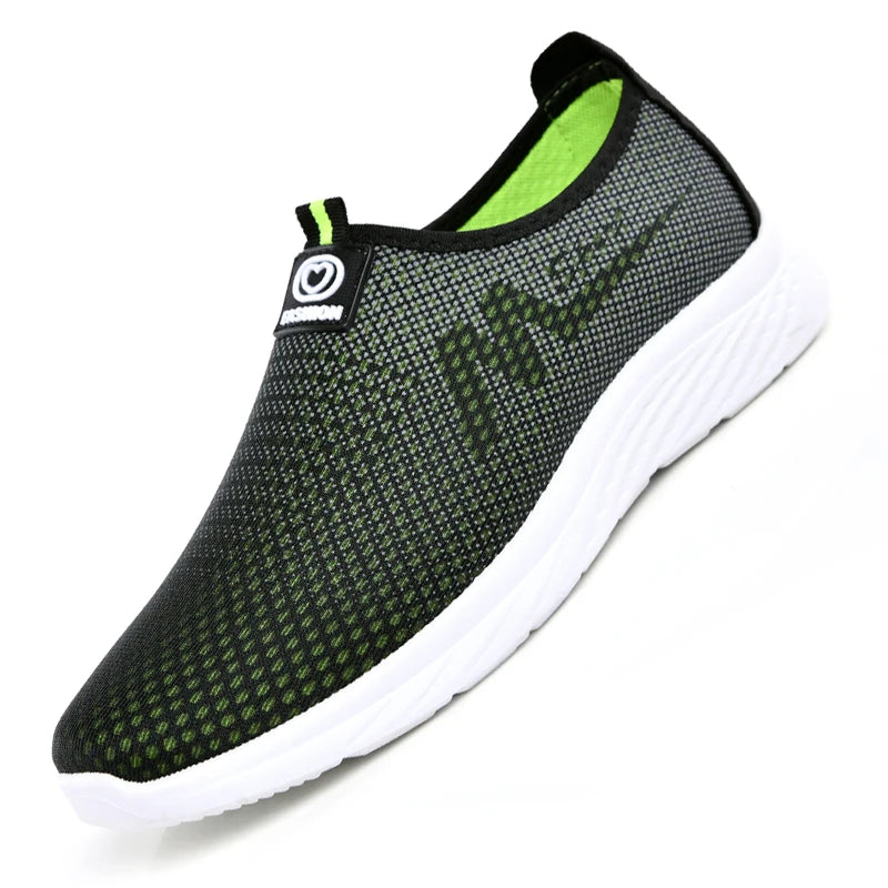Mesh Men Casual Shoes Summer Lightweight Sneakers Men Outdoor Walking Shoes Breathable Slip on Mens Loafers Zapatillas Hombre