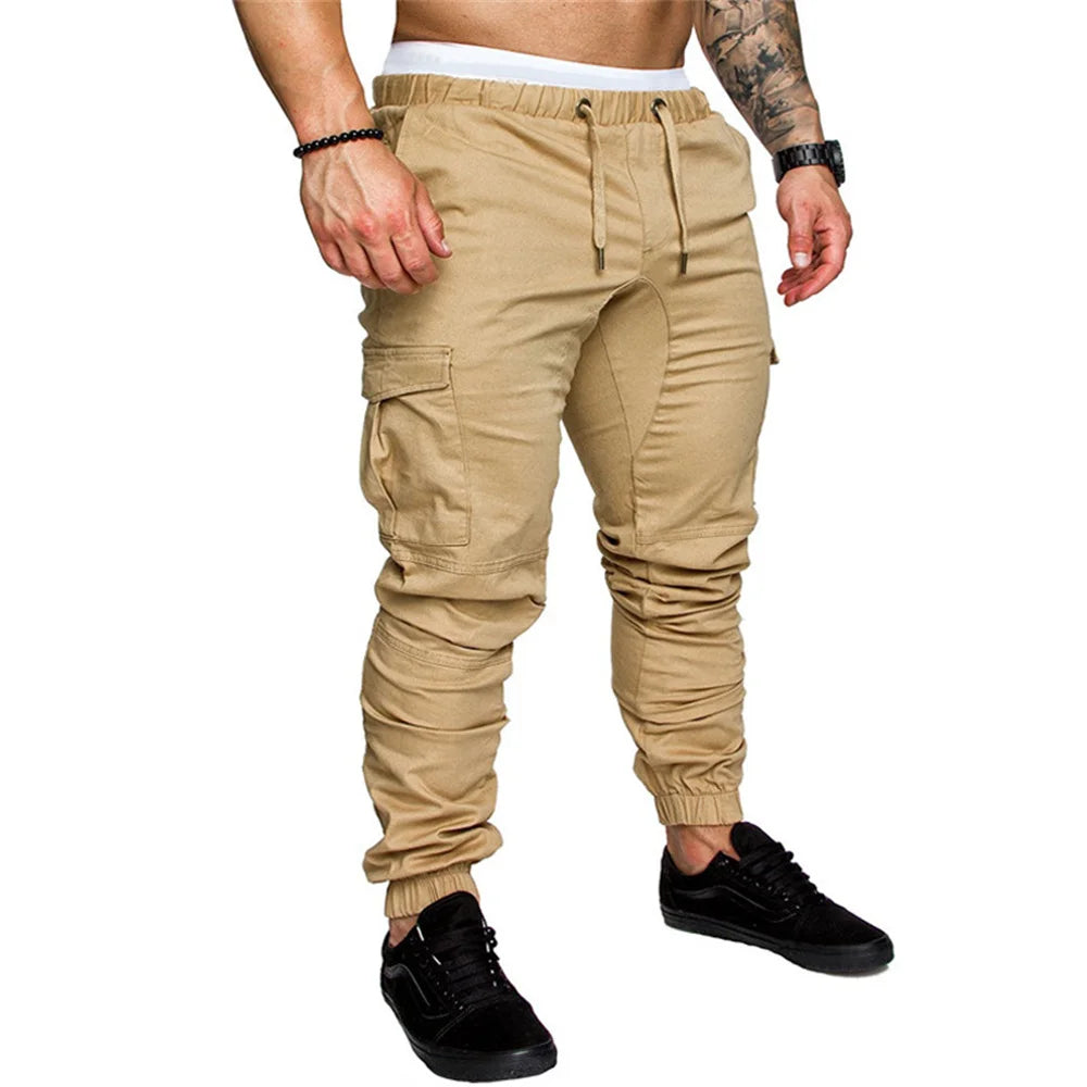 Men's Cargo Pants Woven Fabric Casual Safari Style