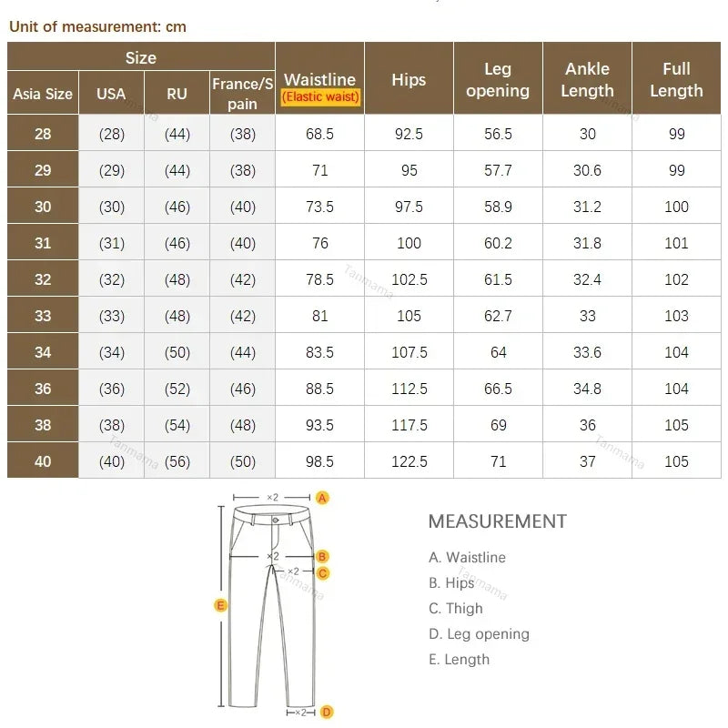 Summer Ultra-thin Men's Casual trousers Slim Straight Elastic Ice Silk Sports Jogging Pants Fashion Korean Black Khaki Green