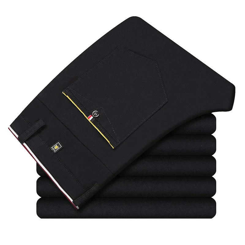 Men's Slim Boutique Tight Fitting Casual Trousers