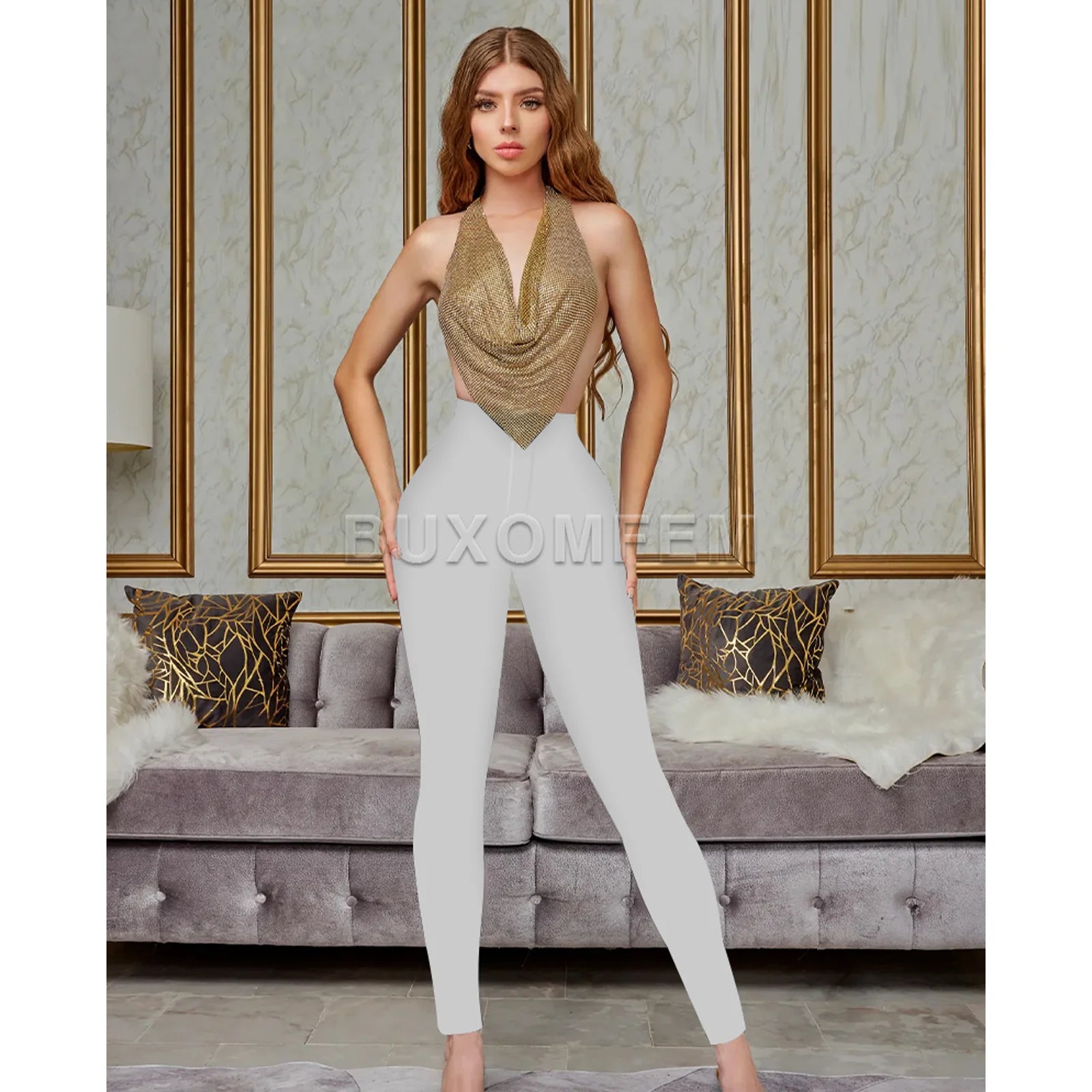 2024 New Summer Elegant & Stylish Flared Trousers Breathable High Quality Comfortable High Waist Pants Women Unique Daily Pants