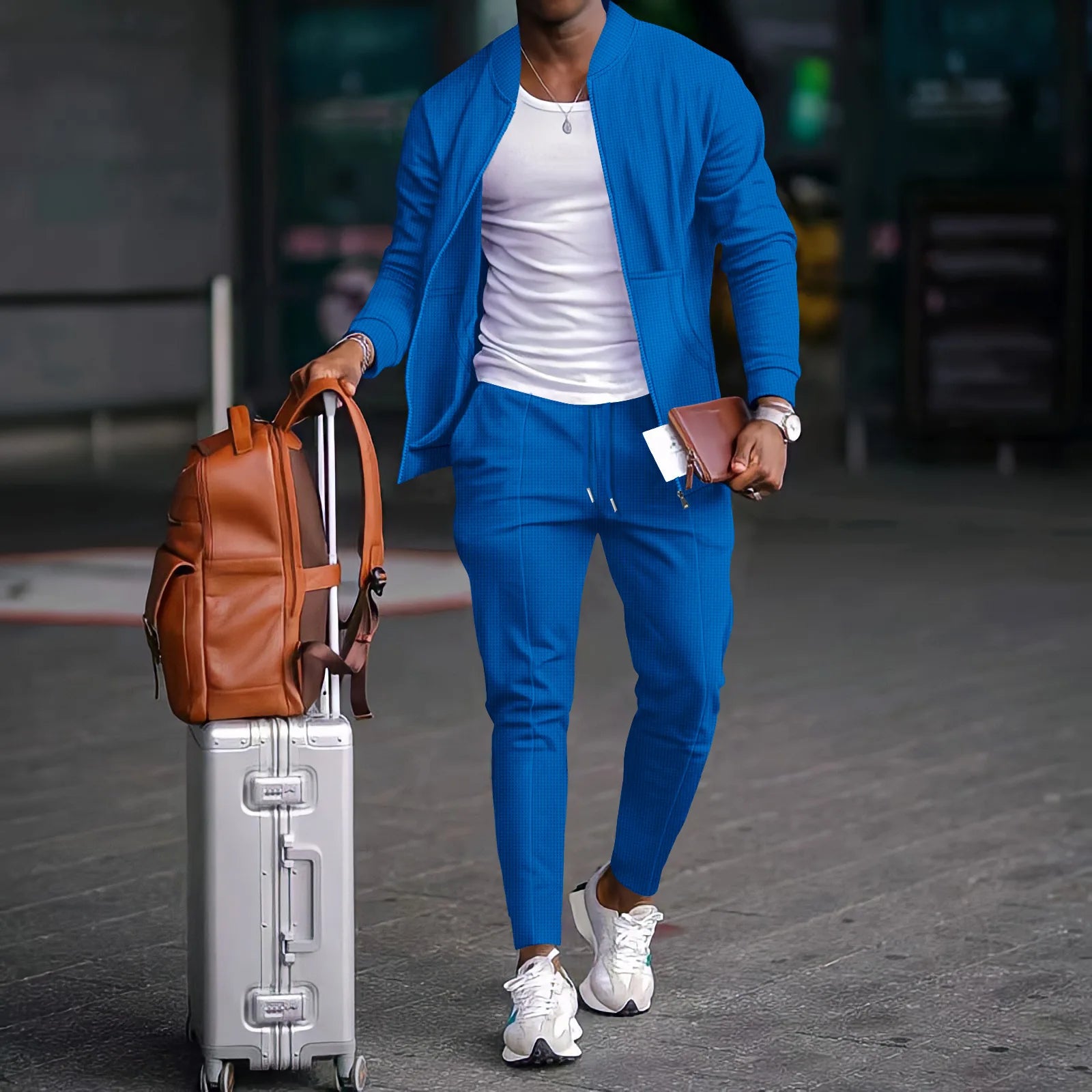 Men's casual blazer suit