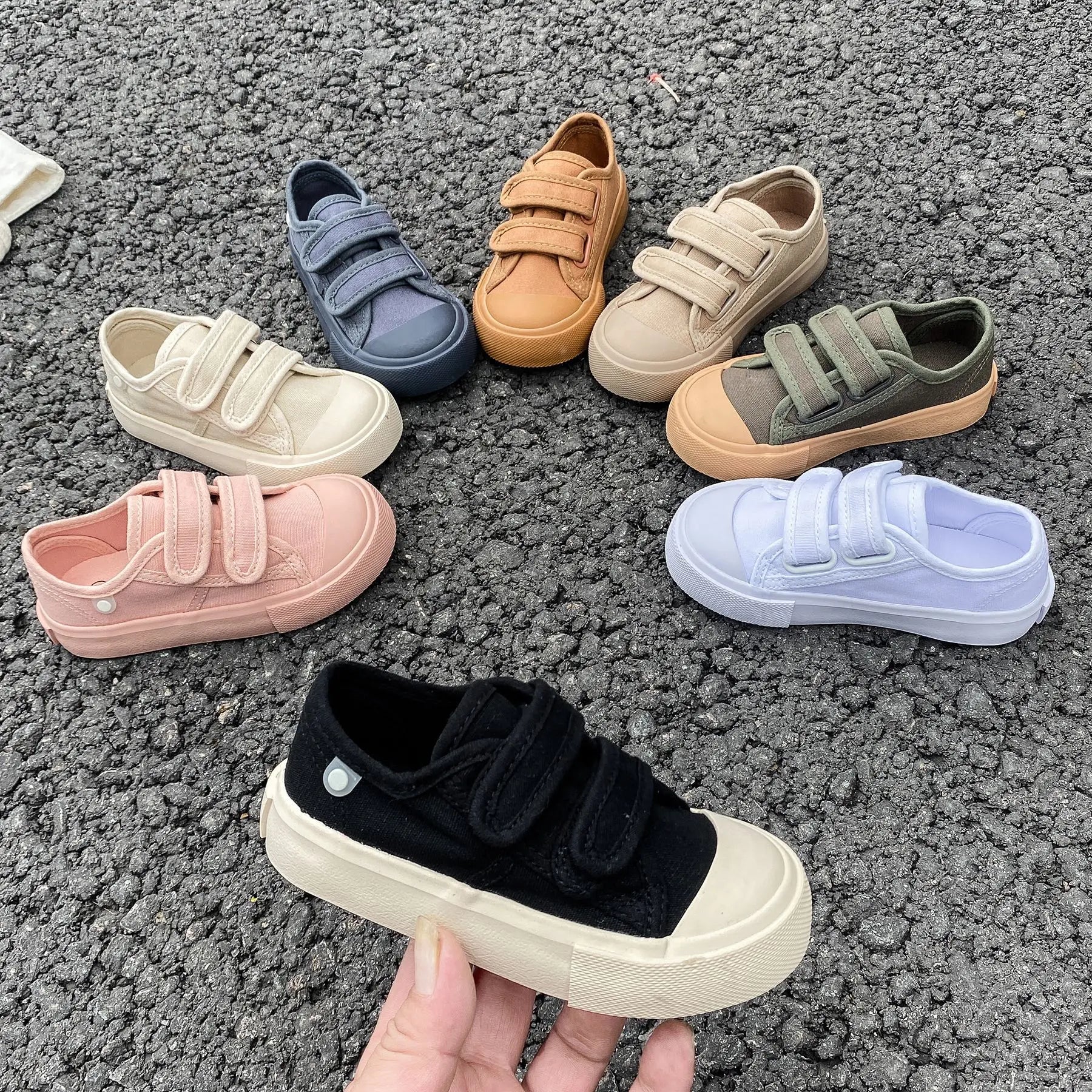 Canvas Shoe  Children Spring Toddler Infant Boys Sneakers Girls Candy Color Casual Shoes Baby Kids Breathable Soft Bottom Shoes