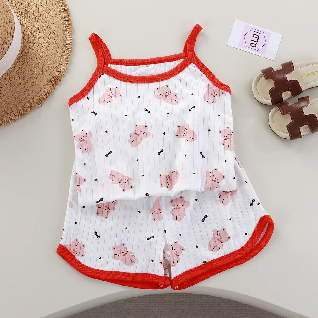 Baby Sleeveless Tops Shorts
